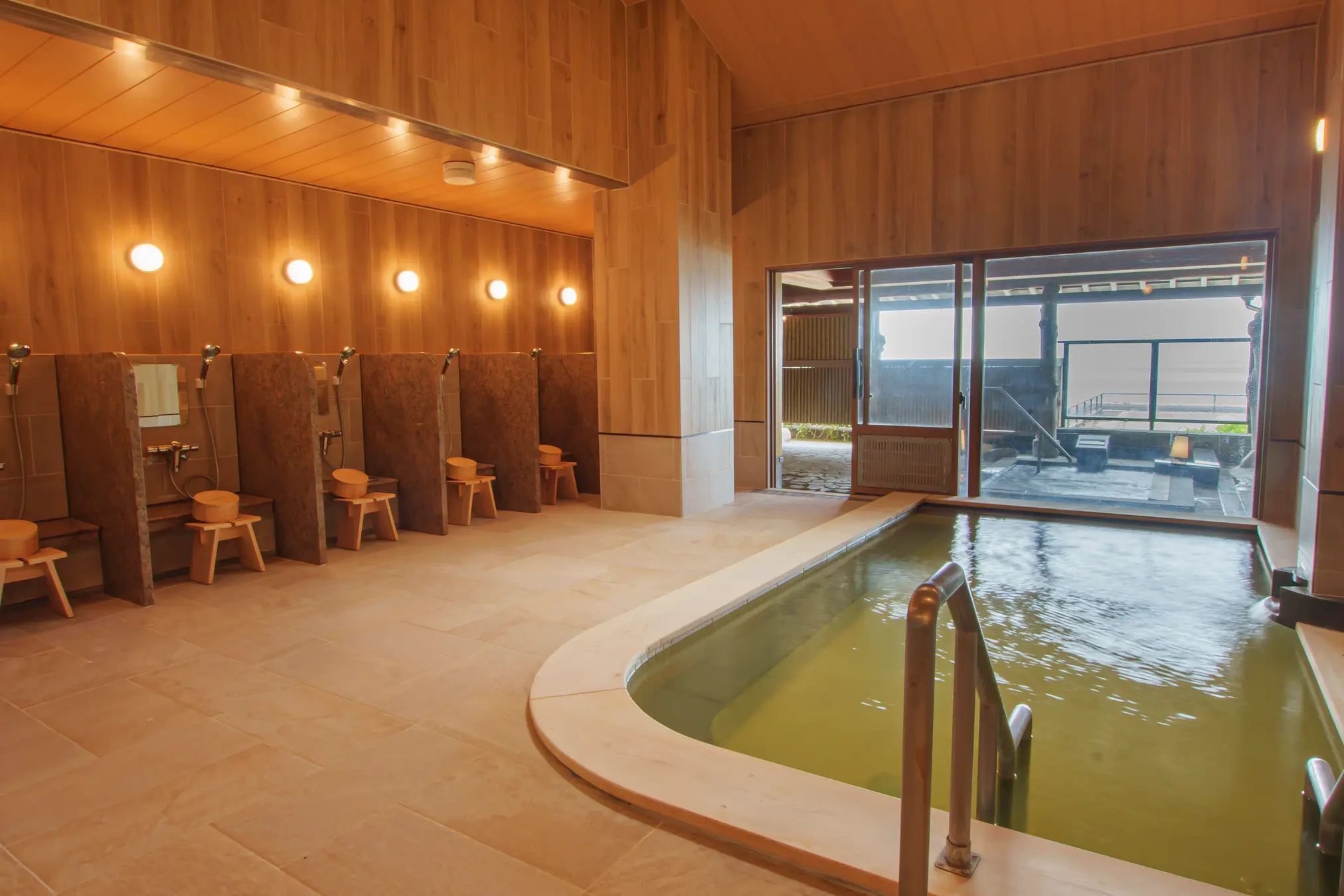 Hot spring of the hotel