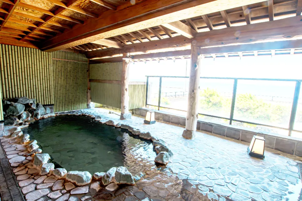 Hot spring of the hotel