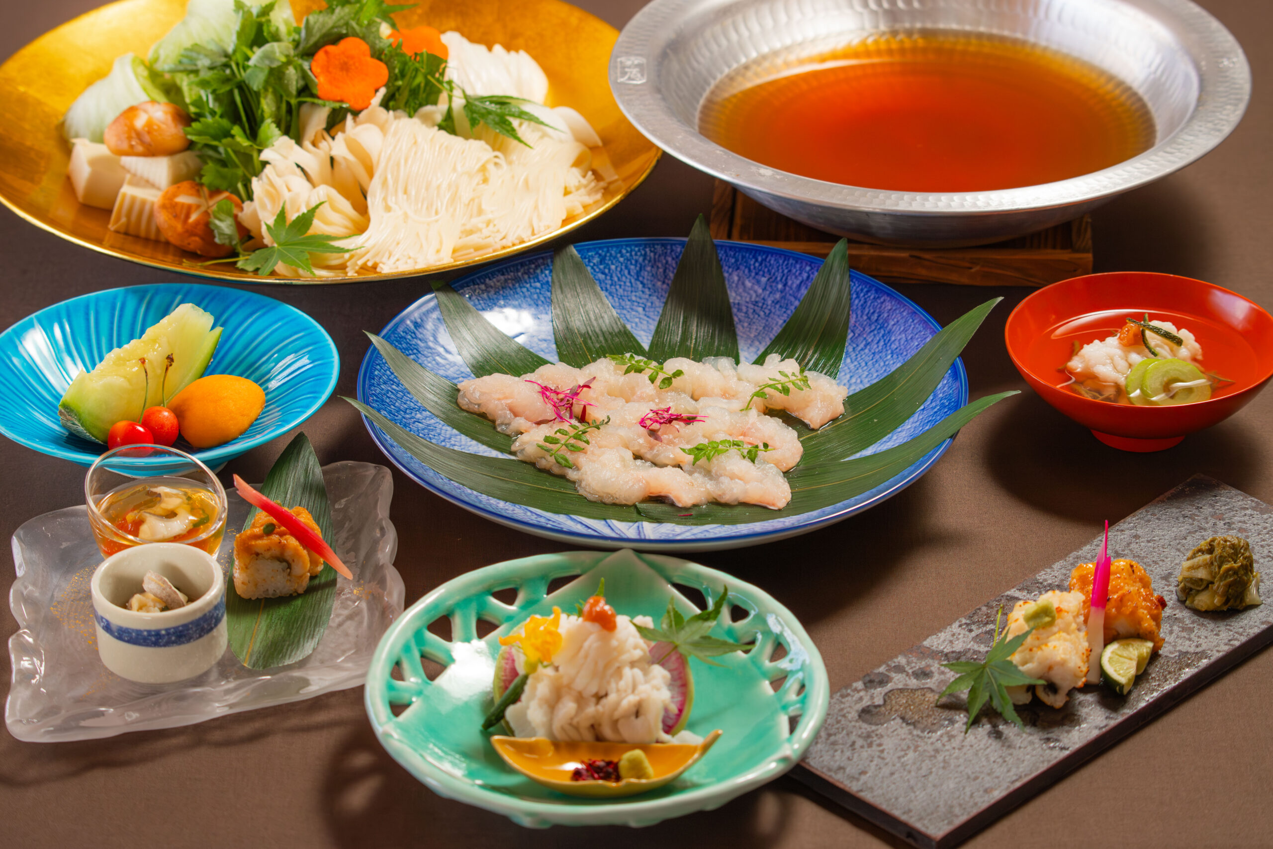 【夏限定プラン】夏の味覚!淡路島産 鱧尽くし会席(夕朝食付)